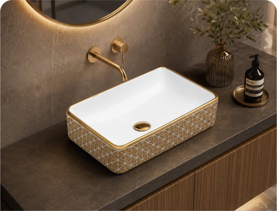 ARMANI-2007 table-top wash basin from the Armani series
