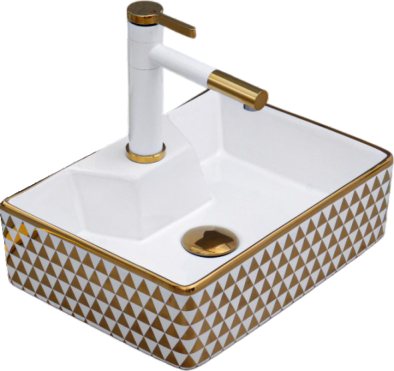 MINI RECTA-2010 table-top wash basin from the Mini Lavish series