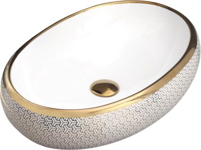 OVAL-2009 table-top wash basin from the Oval series