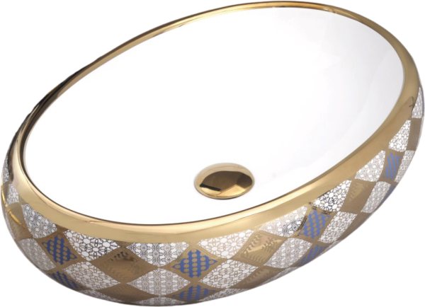 OVAL-3001 table-top wash basin from the Oval series