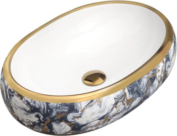 OVAL-3012 table-top wash basin from the Oval series