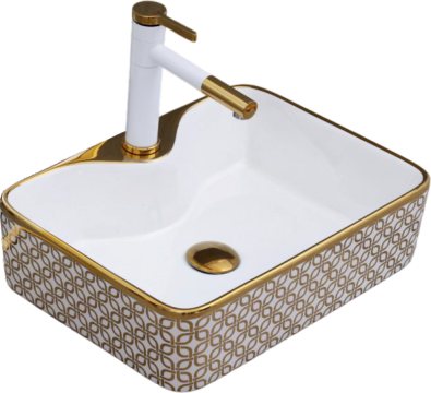 RECTA-2001 table-top wash basin from the Recta series