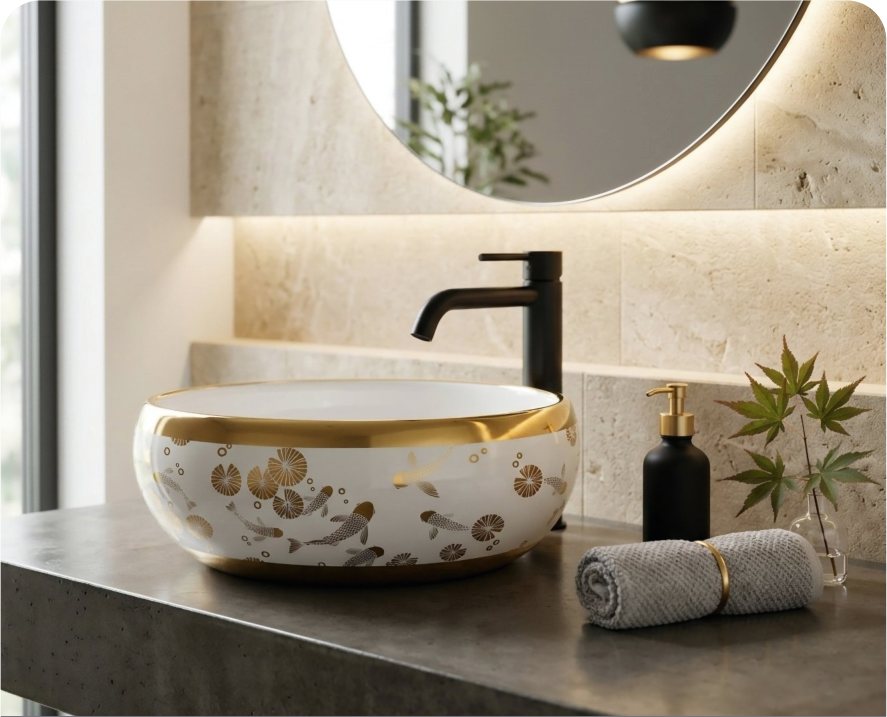 SOFTY-2015 table-top wash basin from the Softy series