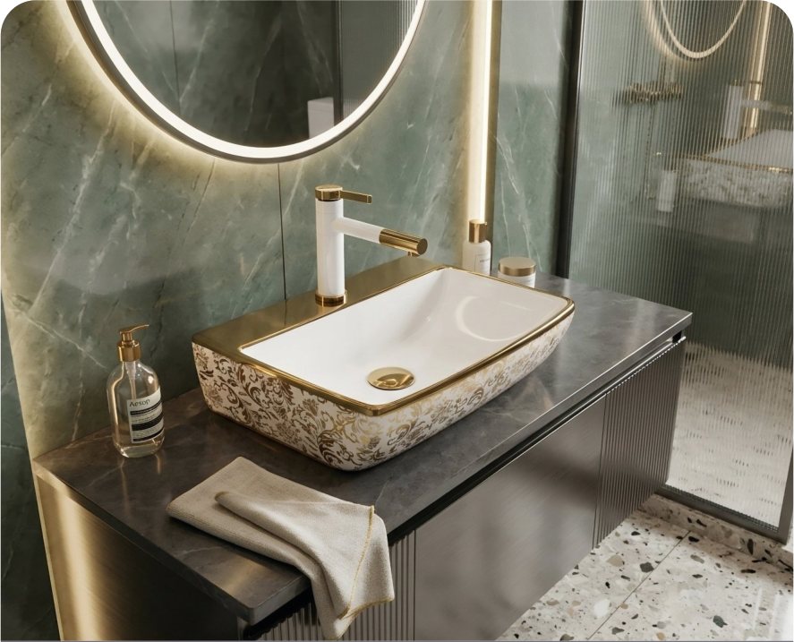 VITA-2002 table-top wash basin from the Vita series