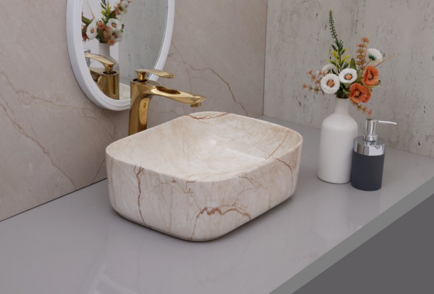 LAVA-1204 table-top wash basin from the Lava series