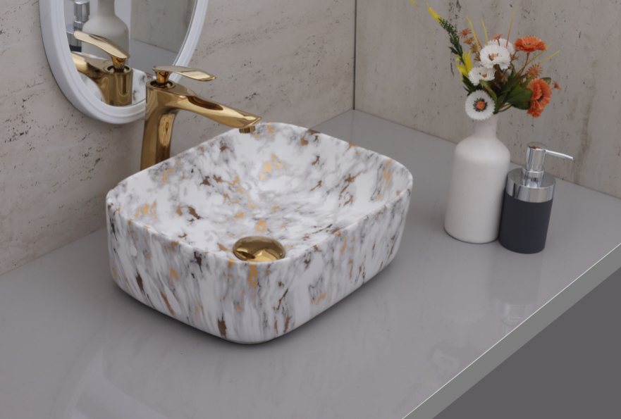 LAVA-1207 table-top wash basin from the Lava series