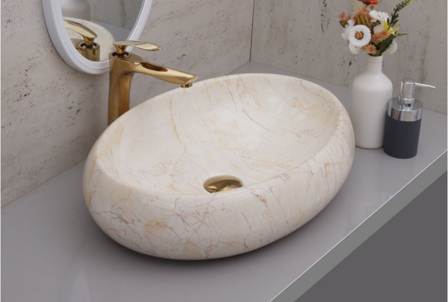 OVEL-2101 table-top wash basin from the Ovel series