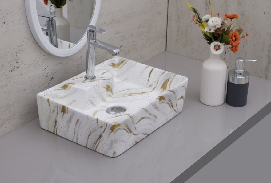 STROM-1405 table-top wash basin from the Strom series