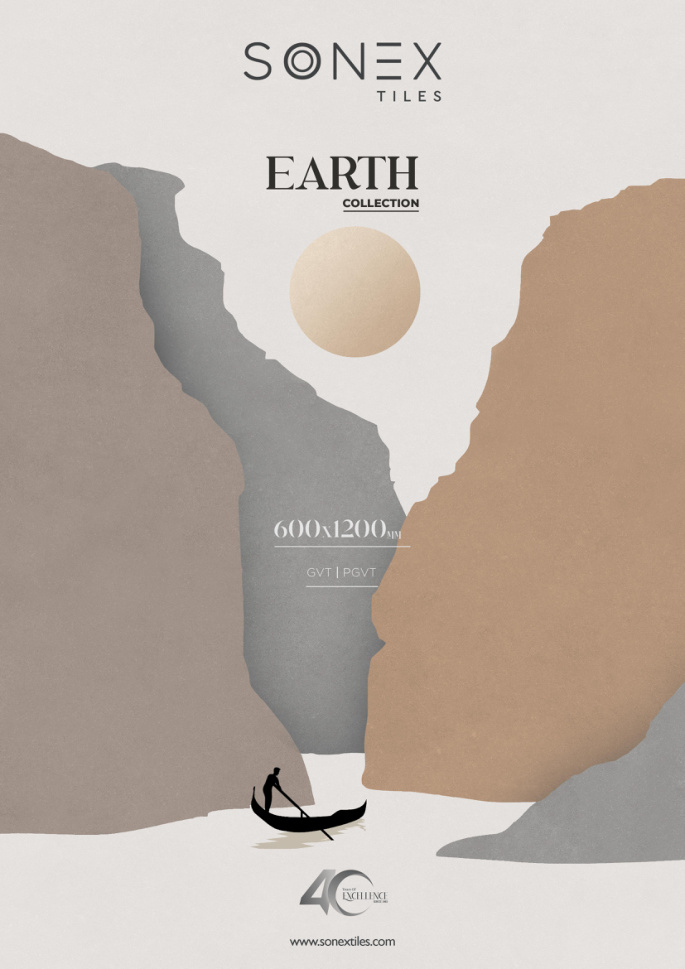 Sonex Tiles Earth Collection catalogue cover